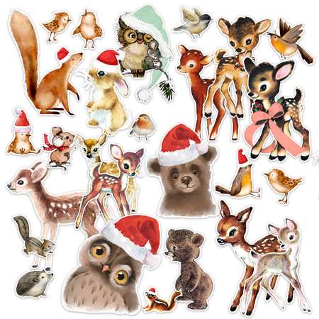 Pretty Little Studio Comfort & Joy - Forest Critters Die-Cuts