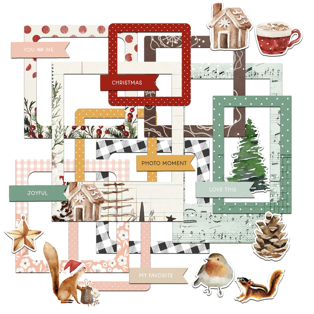 Pretty Little Studio Comfort & Joy - Gingerbread Frames Die-Cuts