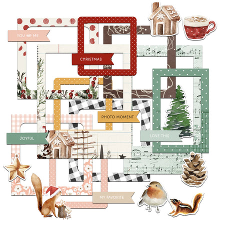 Pretty Little Studio Comfort & Joy - Gingerbread Frames Die-Cuts