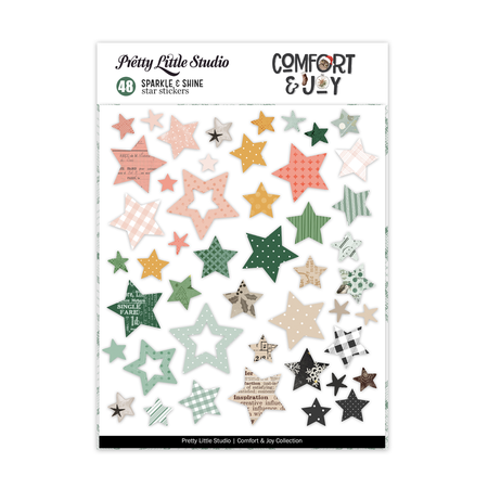 Pretty Little Studio Comfort & Joy - Sparkle & Shine Star Stickers