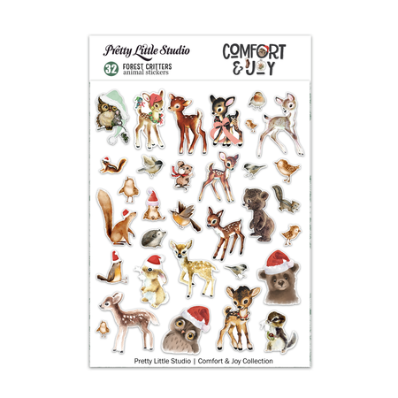 Pretty Little Studio Comfort & Joy - Forest Critters Stickers