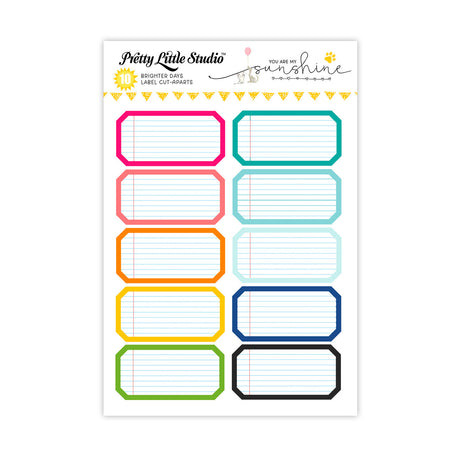 Pretty Little Studio You Are My Sunshine - Brighter Days Labels Cut Aparts