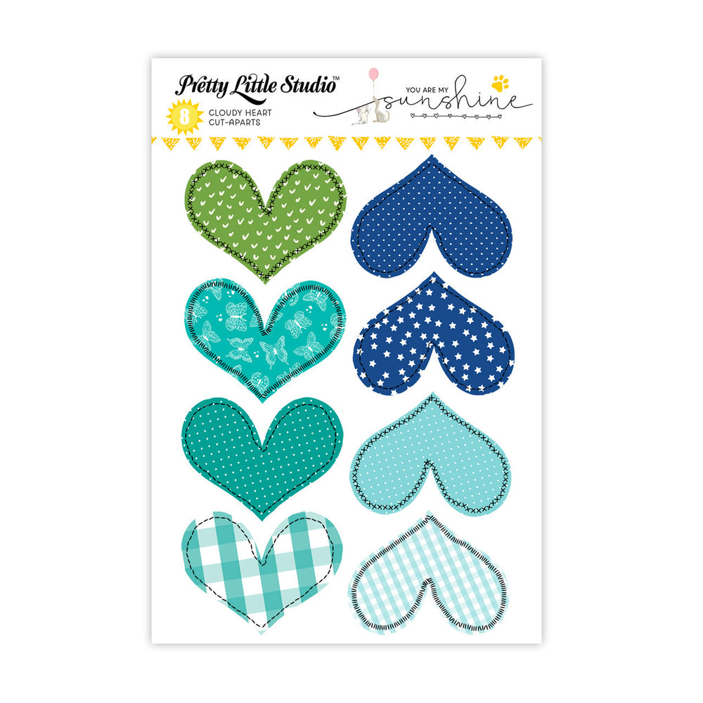 Pretty Little Studio You Are My Sunshine - Cloudy Hearts Cut Aparts