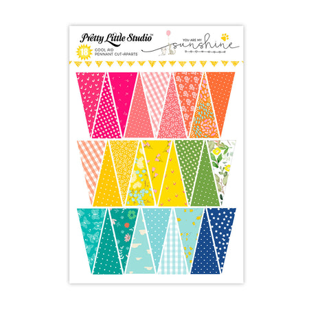 Pretty Little Studio You Are My Sunshine - Cool Aid Pennant Cut Aparts