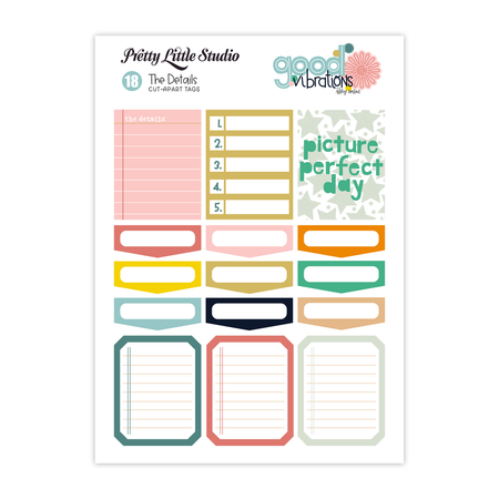 Pretty Little Studio Good Vibrations - The Details Cut-Aparts