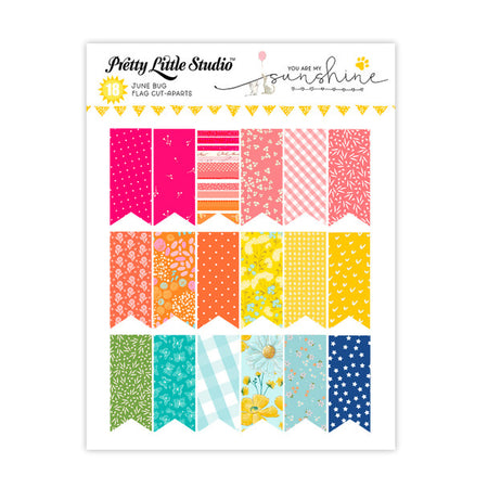 Pretty Little Studio You Are My Sunshine - June Bug Flag Cut Aparts