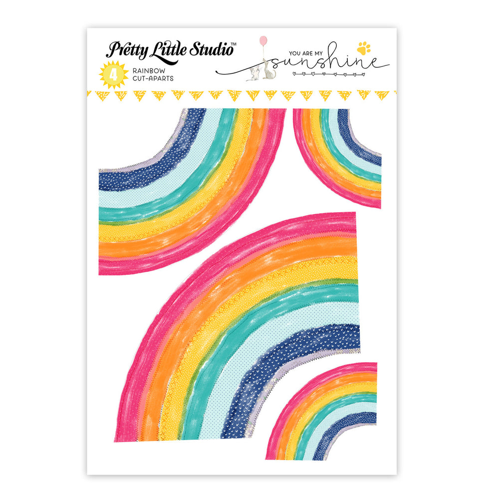 Pretty Little Studio You Are My Sunshine - Rainbow Cut-Aparts