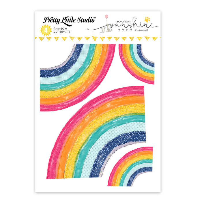 Pretty Little Studio You Are My Sunshine - Rainbow Cut-Aparts