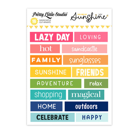 Pretty Little Studio You Are My Sunshine - Sandcastle Cut Aparts