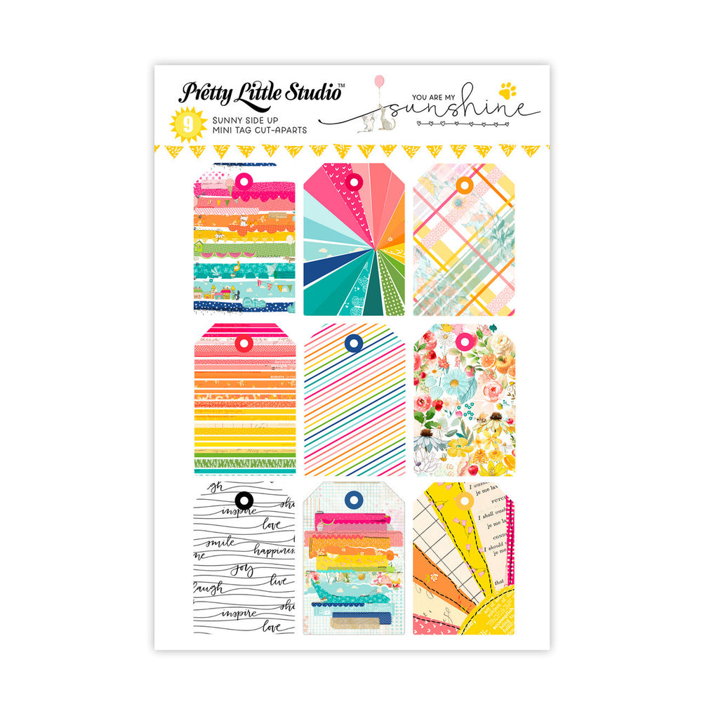 Pretty Tag Pretty Little Studio You Are My Sunshine - Sunny Side Up Tags Cut Apar ...