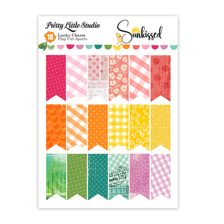 Pretty Little Studio Sunkissed - Lucky Charm Flag Cut-Aparts