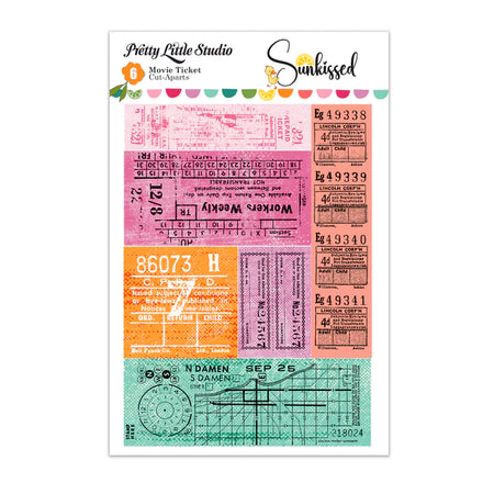 Pretty Little Studio Sunkissed - Movie Ticket Cut-Aparts