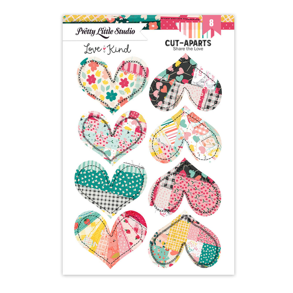 Pretty Little Studio Love Is Kind - Share The Love Cut-Aparts