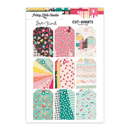 Pretty Little Studio Love Is Kind - Sweet Tags Cut-Aparts