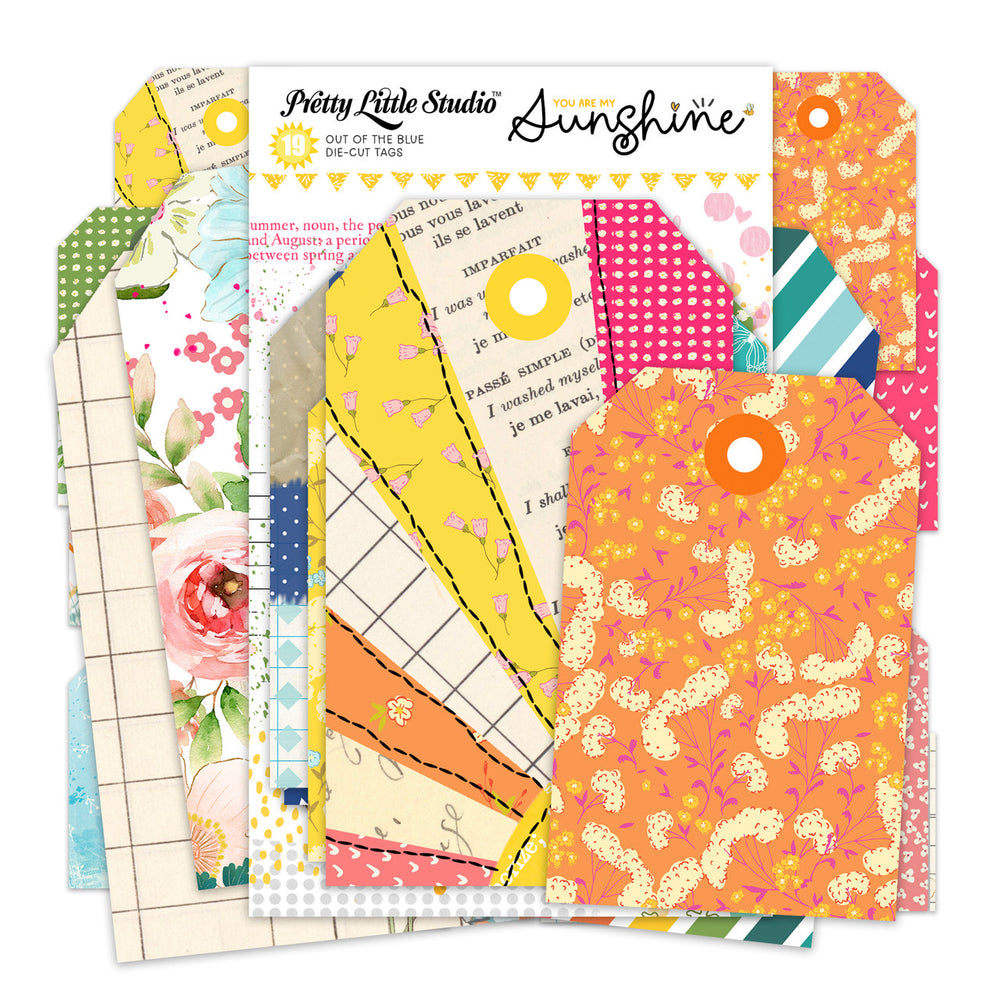 Pretty Little Studio You Are My Sunshine - Out Of The Blue Die Cut Tags