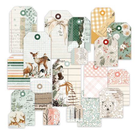 Pretty Little Studio Comfort & Joy - All Is Calm Shipping Tags