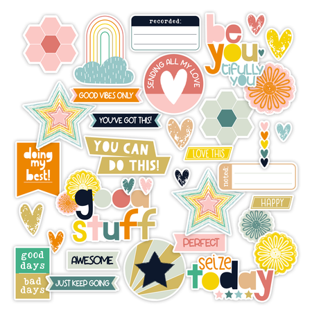 Pretty Little Studio Good Vibrations - Keep Going Die-Cuts