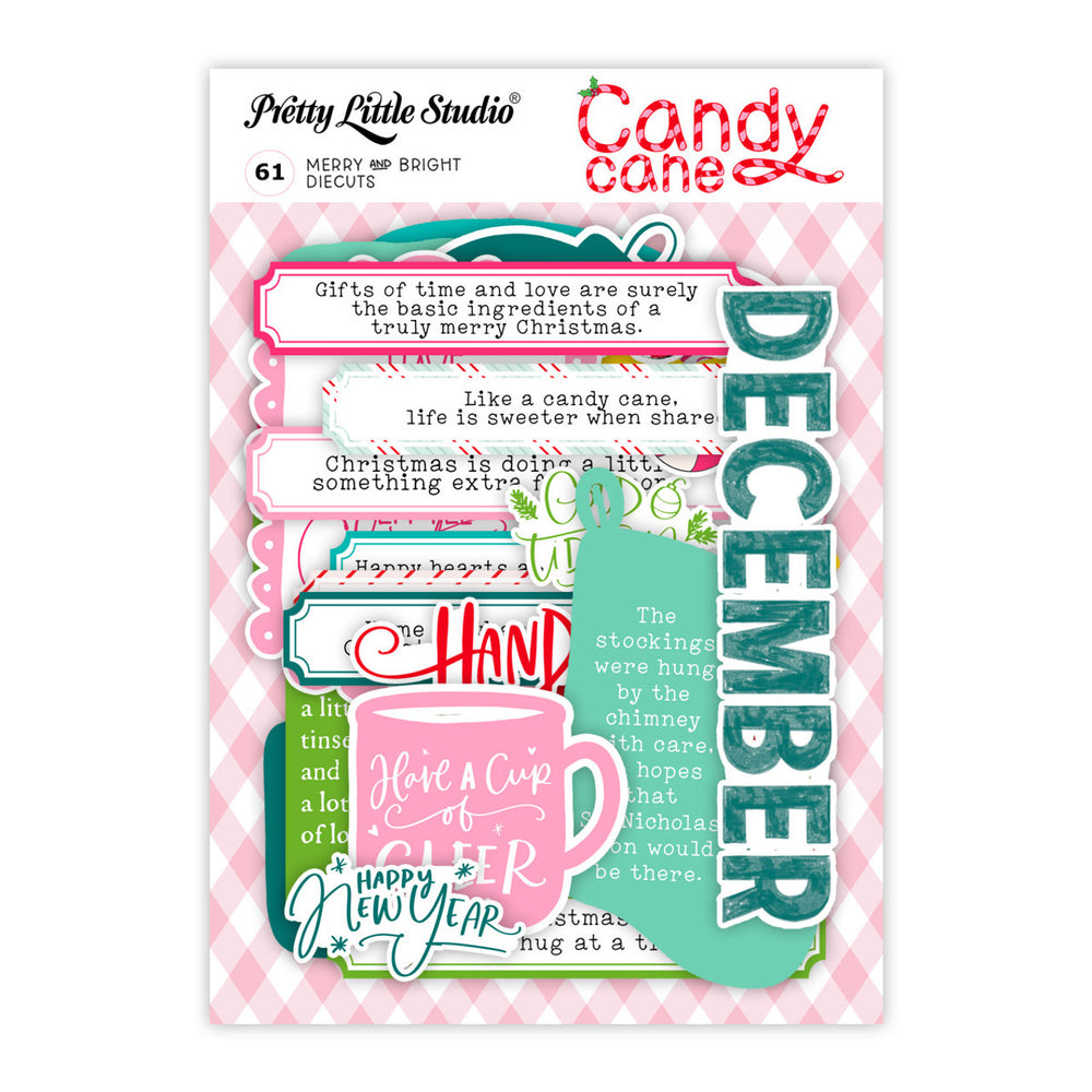 Pretty Little Studio Candy Cane - Merry & Bright Die-Cuts