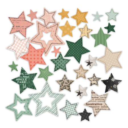 Pretty Little Studio Comfort & Joy - Sparkle & Shine Star Die-Cuts