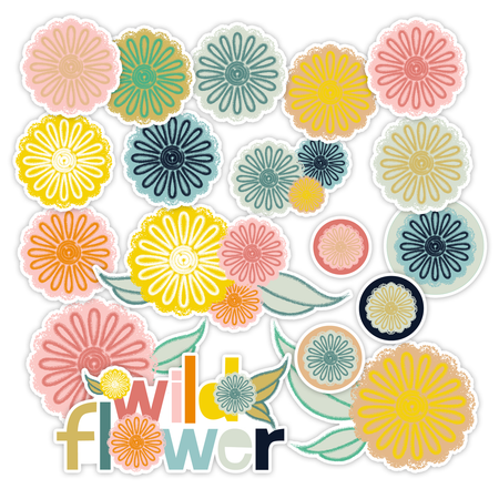 Pretty Little Studio Good Vibrations - Wildflower Die-Cuts