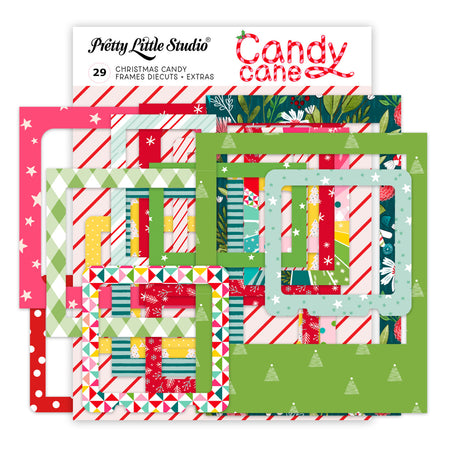Pretty Little Studio Candy Cane - Christmas Candy Frames
