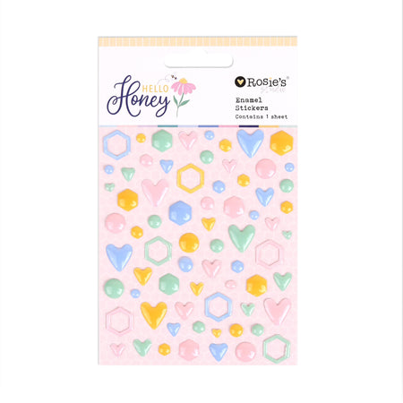 Rosie's Studio Hello Honey - Enamel Stickers
