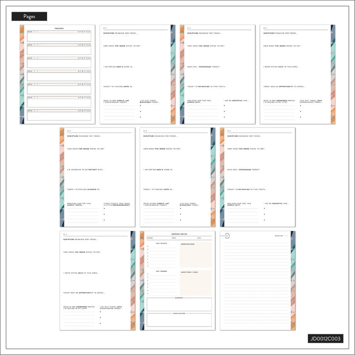 Me & My Big Ideas Happy Planner - Watercolor Grace Guided Journal