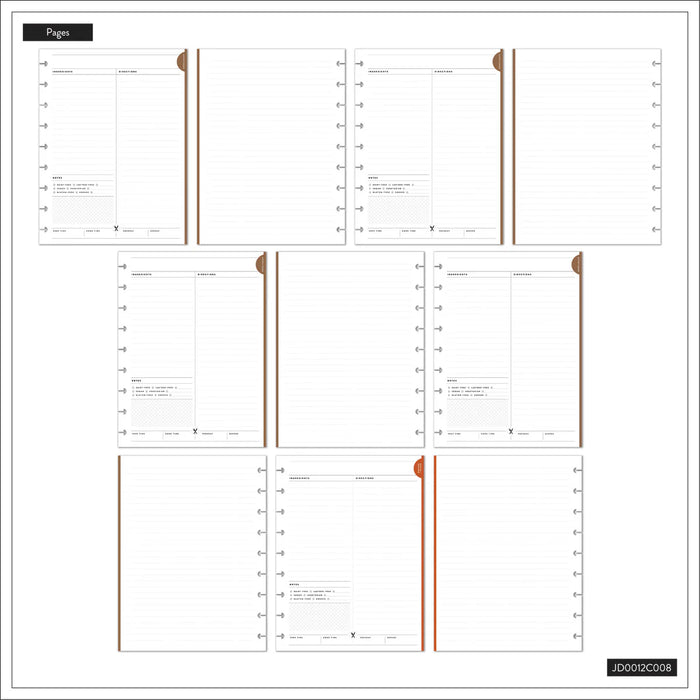 Me & My Big Ideas Happy Planner - Rustic Roots Meal Planning Guided Journal