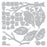 Sizzix Tim Holtz Thinlits Die - Vault Leaves & Sticks