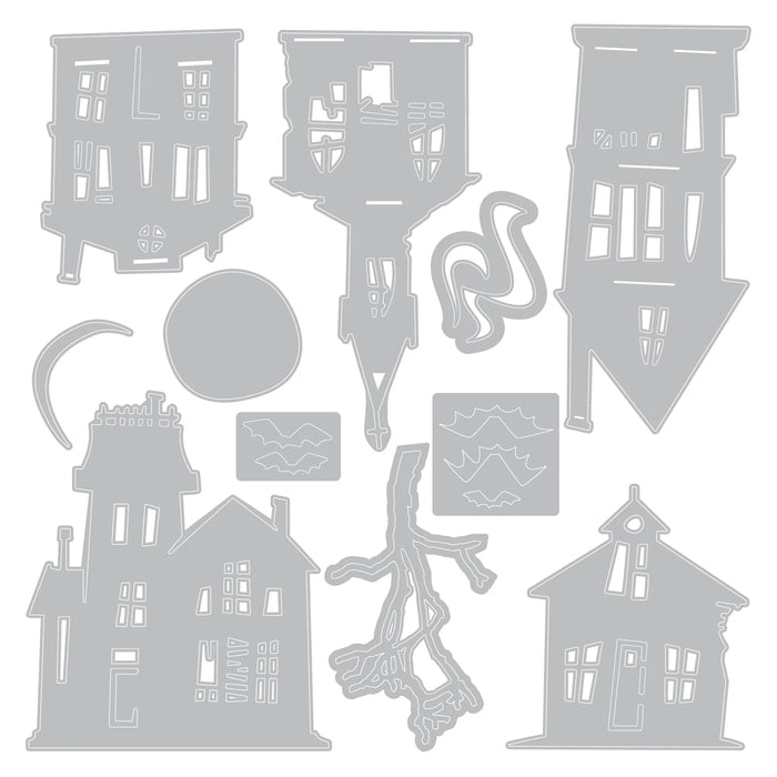Sizzix Tim Holtz Thinlits Dies - Vault Ghost Town