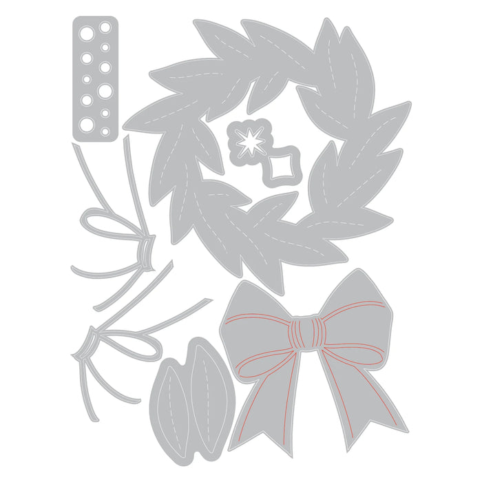 Sizzix Thinlits Dies- Holiday A-door-nment
