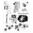 Sizzix Clear Stamps Set by 49 & Market - Holiday Textures