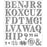 Sizzix Clear Stamps Set by 49 & Market – Lino Type