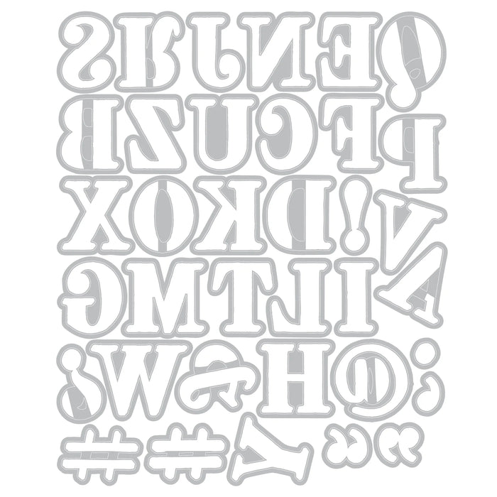 Sizzix Thinlits Die Set by 49 & Market - Lino Type Revival