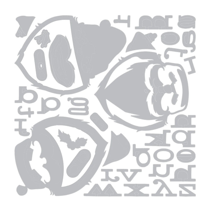 Sizzix Tim Holtz Thinlits Die Set - Vault Letter to Santa
