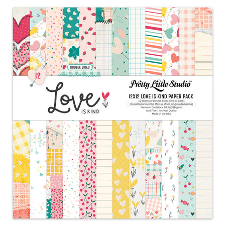 Pretty Little Studio Love Is Kind - 12x12 Main Paper Pack (Double-Sided)