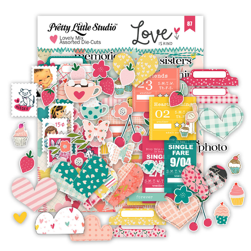 Pretty Little Studio Love Is Kind - Lovely Mix Die Cuts