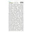 Mintay Papers Art Journal Paper Stickers Phrases 1 - White