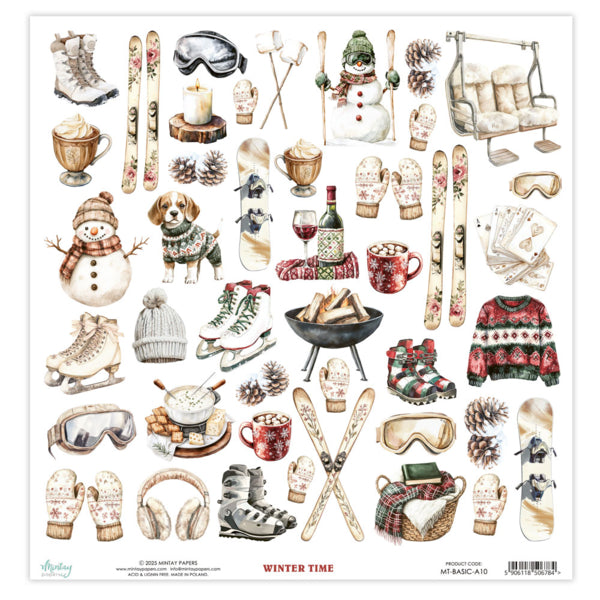 Mintay Papers Basic Elements - Winter Time