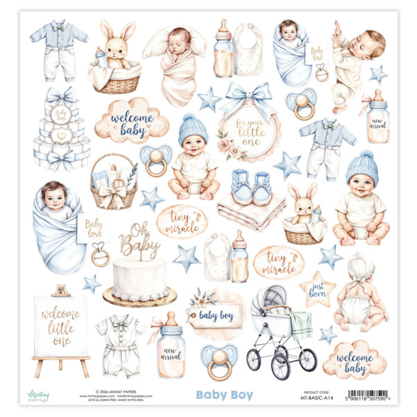 Mintay Papers Basic Elements - Baby Boy