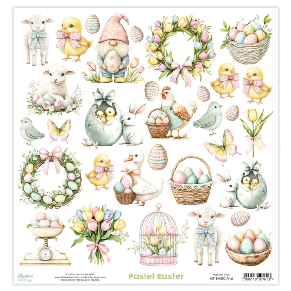 Mintay Papers Basic Elements - Pastel Easter