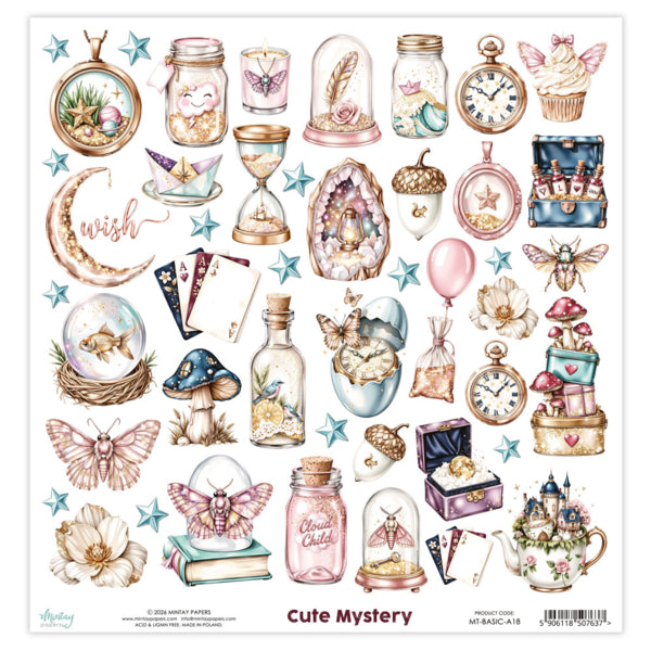 Mintay Papers Basic Elements - Cute Mystery