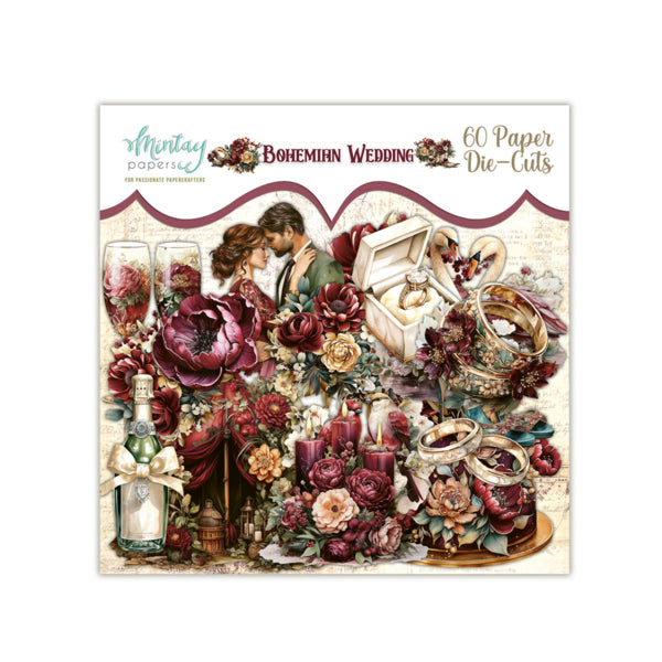 Mintay Papers Bohemian Wedding - Paper Die Cuts