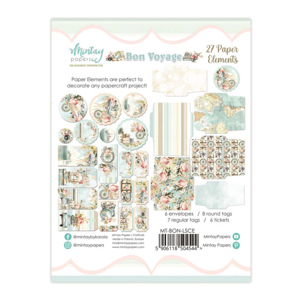 Mintay Papers Bon Voyage - Paper Elements
