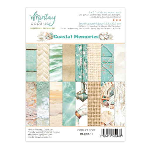 Mintay Papers Coastal Memories - 6x8 Add-On Paper Pad