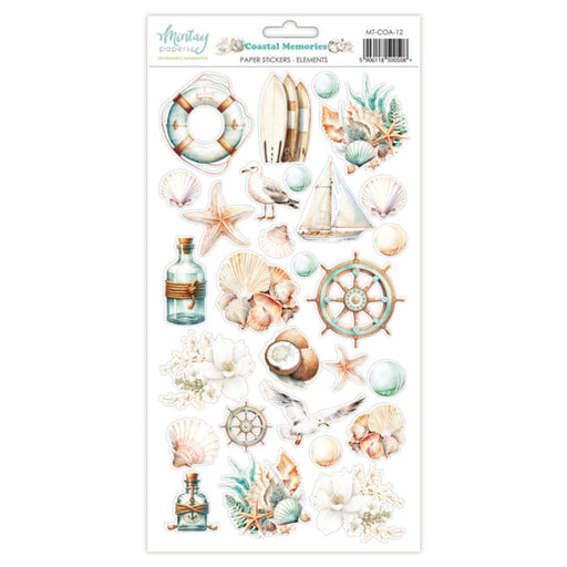 Mintay Papers Coastal Memories - Paper Stickers Elements