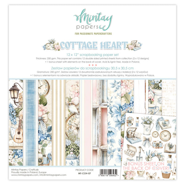 Mintay Papers Cottage Heart - Collection Kit