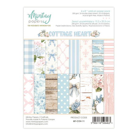 Mintay Papers Cottage Heart - 6x8 Add-On Paper Pad
