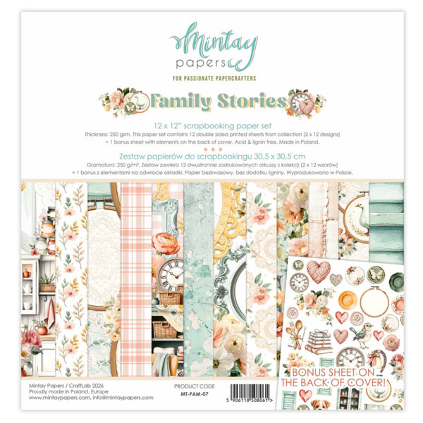 Mintay Papers Family Stories - Collection Kit