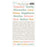 Mintay Papers Family Stories - Paper Stickers Words